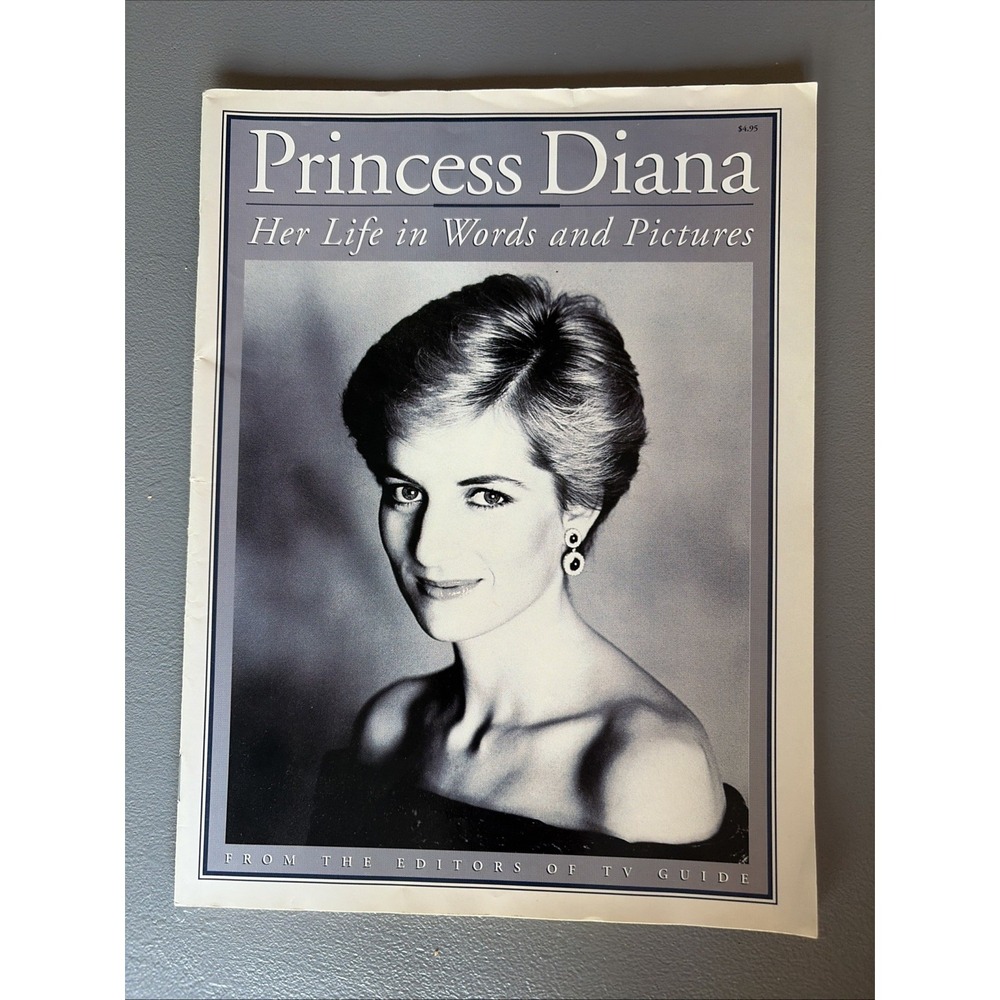 Vintage 1995, "Princess Diana" Her Life In Words & Pictures - TV GUIDE Magazine
